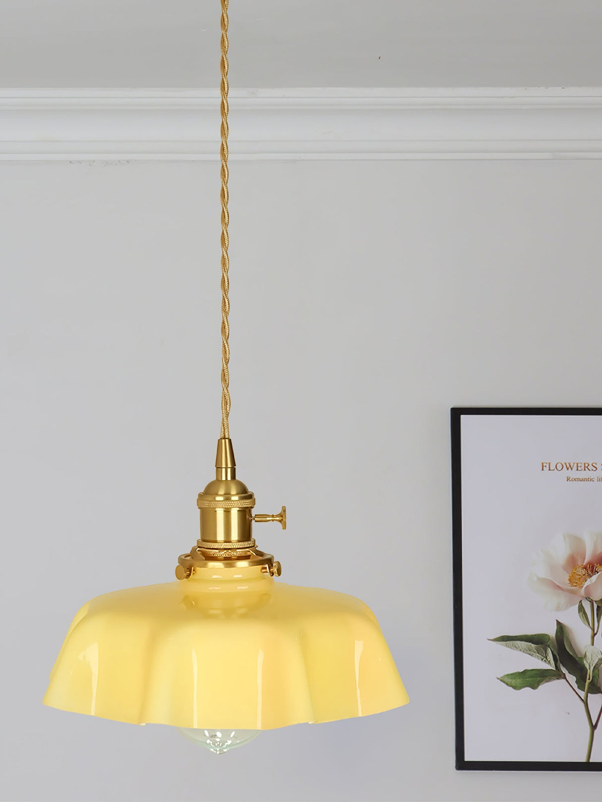 Mint Green French Pendant Lamp