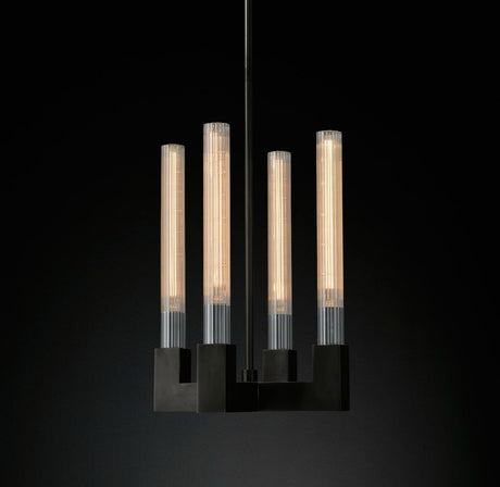 Brass Linear Chandeliers