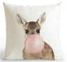 Pink Cushion Decoration Giraffe Koala Zebra Balloon Throw Pillow