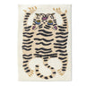 Carton Tiger Orange Ground Bedroom Mat
