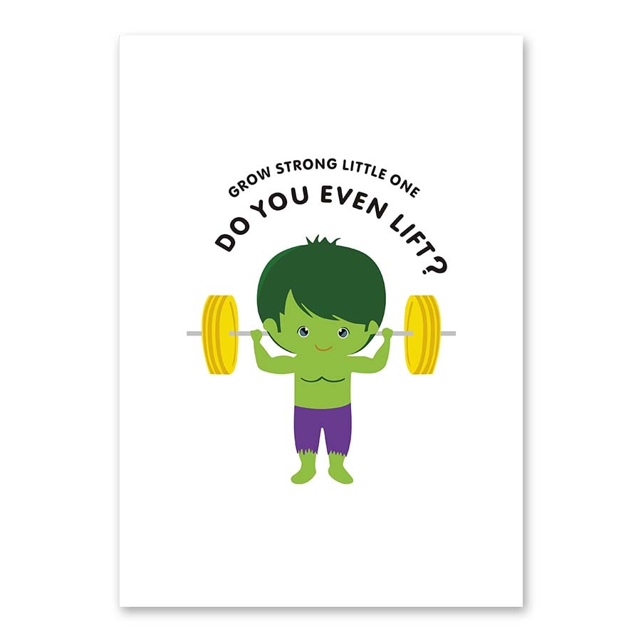 Kids Cartoon Superhero Batman Superman Wall Art Poster Print