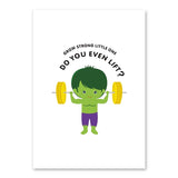 Kids Cartoon Superhero Batman Superman Wall Art Poster Print