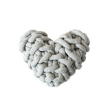 Cassidy Knot Heart Pillow