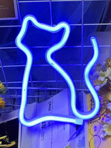 Cat Shaped Neon Light