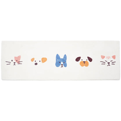 Cats and Dogs Together Bedroom Runner
