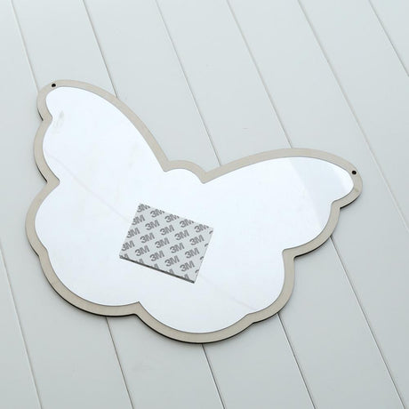 Children Decorative Mirror Baby Room Rabbit Bowknot Wall Frame Creative Home Art Decoration