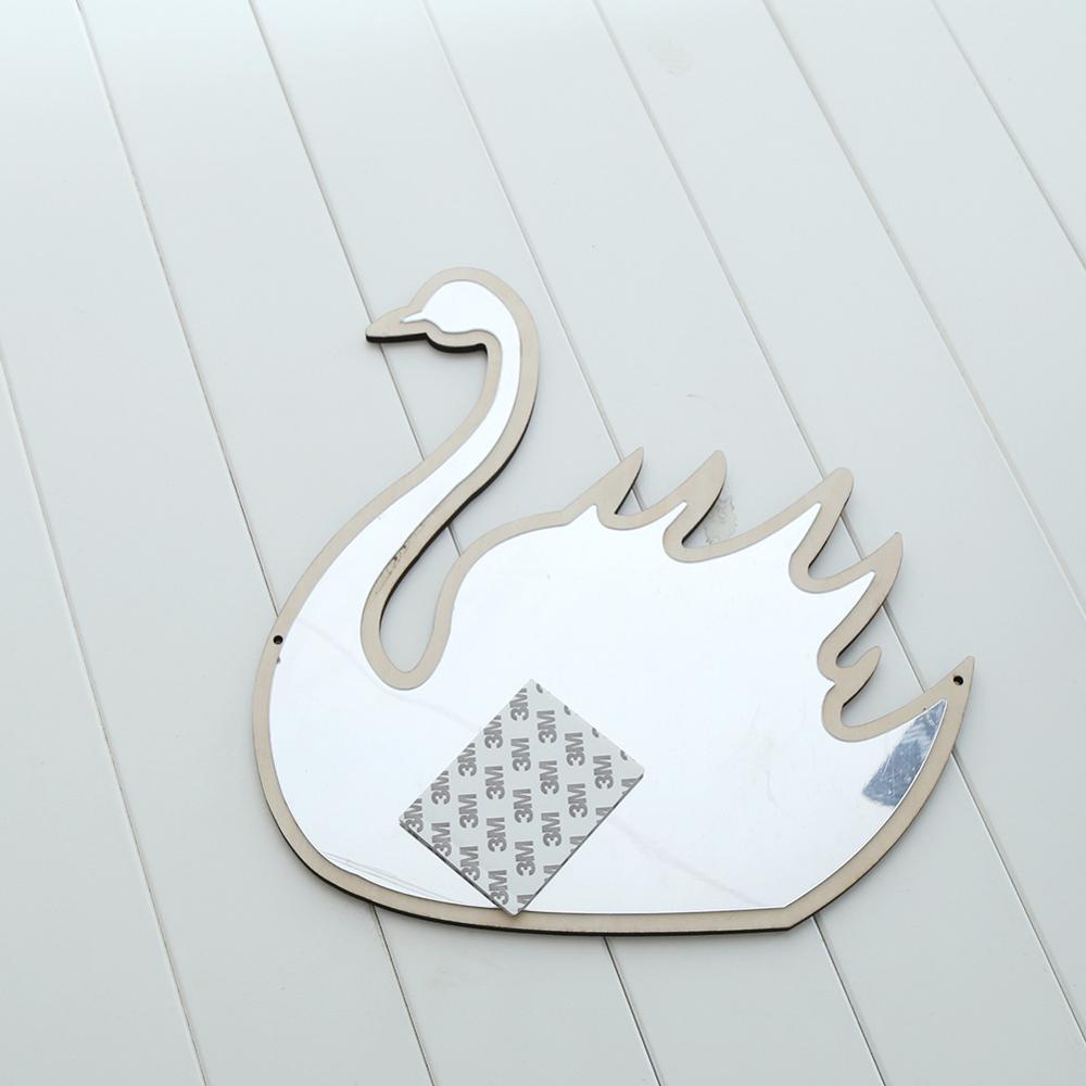 Children Decorative Mirror Baby Room Rabbit Bowknot Wall Frame Creative Home Art Decoration