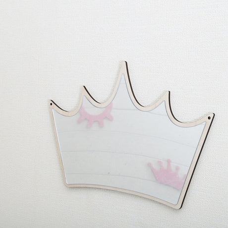 Children Decorative Mirror Baby Room Rabbit Bowknot Wall Frame Creative Home Art Decoration