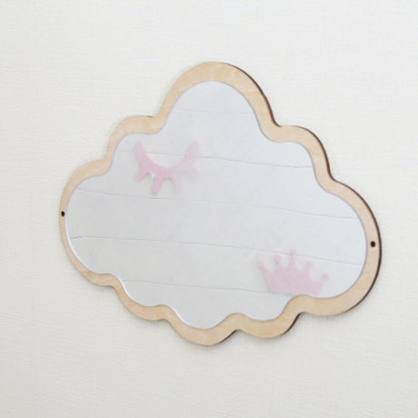 Children Decorative Mirror Baby Room Rabbit Bowknot Wall Frame Creative Home Art Decoration
