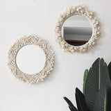 Children Decorative Mirror Baby Room Rabbit Bowknot Wall Frame Creative Home Art Decoration