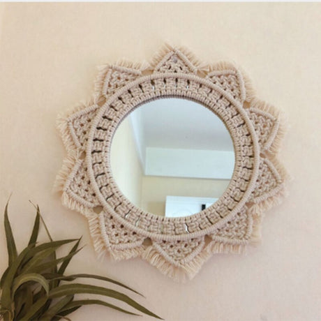 Children Decorative Mirror Baby Room Rabbit Bowknot Wall Frame Creative Home Art Decoration