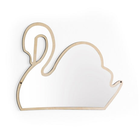 Children Decorative Mirror Baby Room Rabbit Bowknot Wall Frame Creative Home Art Decoration