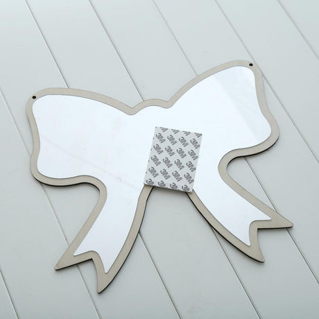 Children Decorative Mirror Baby Room Rabbit Bowknot Wall Frame Creative Home Art Decoration