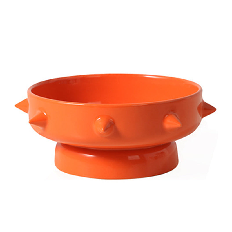 Modern Spiky Ceramic Fruit Snack Bowl Ornaments