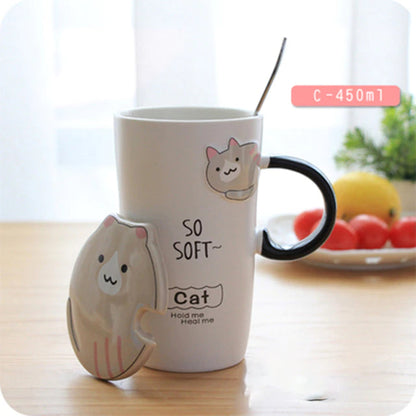 Couple Cat Ceramic Cup
