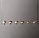 Crystal Ball Linear Chandelier