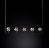 Crystal Ball Linear Chandelier