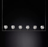 Crystal Ball Linear Chandelier