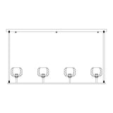 Crystal Ball Linear Chandeliers