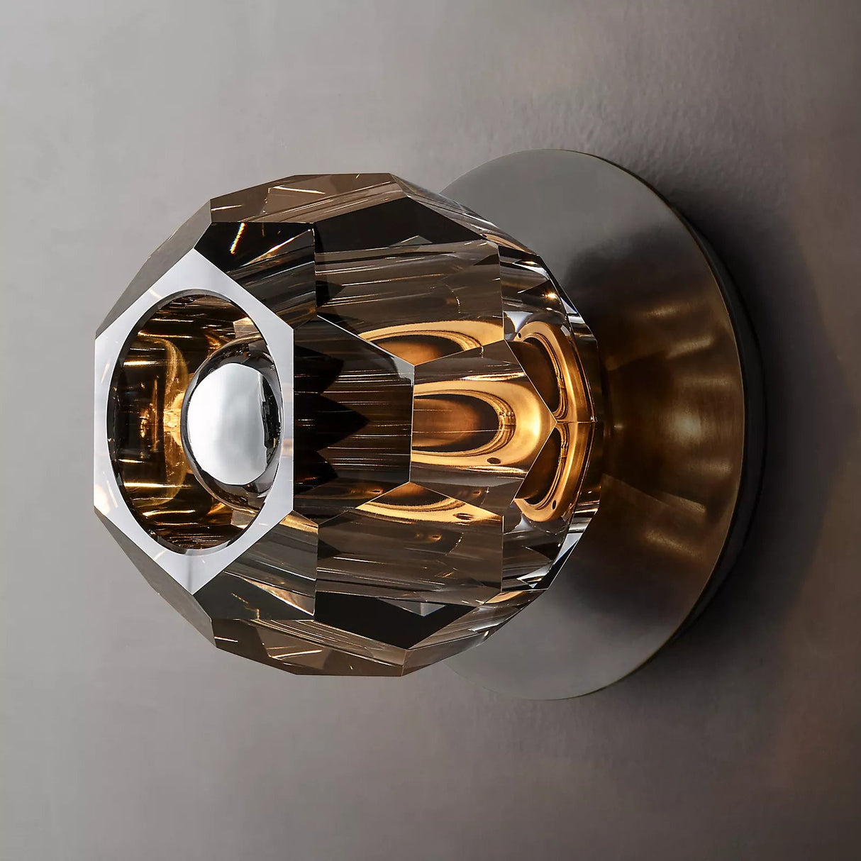 Crystal Ball Sconce