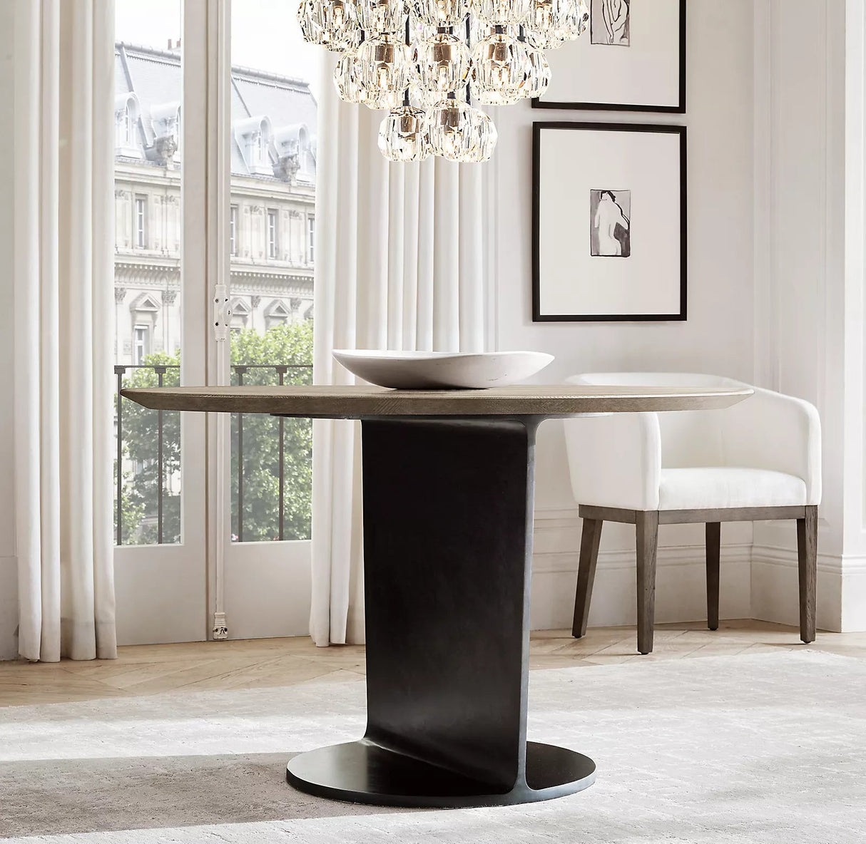 Crystal Ball Cluster Chandeliers