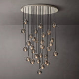 Crystal Ball Cluster Chandeliers