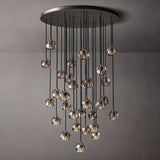 Crystal Ball Cluster Chandeliers