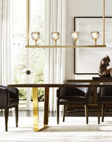Crystal Ball Linear Chandelier