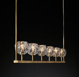 Crystal Ball Linear Chandelier