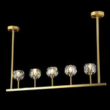 Crystal Ball Linear Chandelier