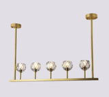 Crystal Ball Linear Chandelier