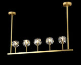 Crystal Ball Linear Chandelier