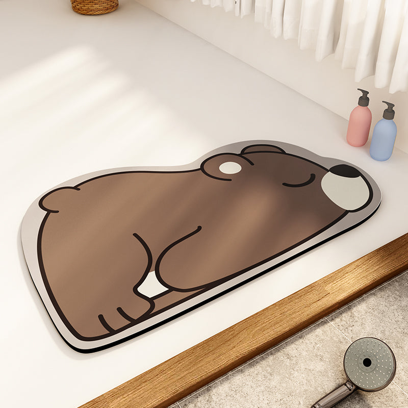 Cute Bear Bath Mat
