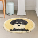 Cute Puppy Dog Bathroom Mat, 40x60cm and 50x80cm