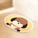 Cute Puppy Dog Bathroom Mat, 40x60cm and 50x80cm