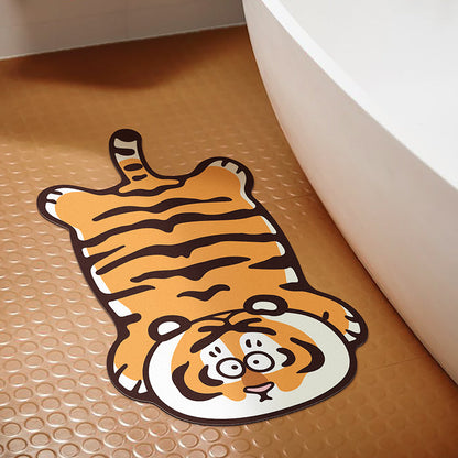 Cute Tiger Bath Mat