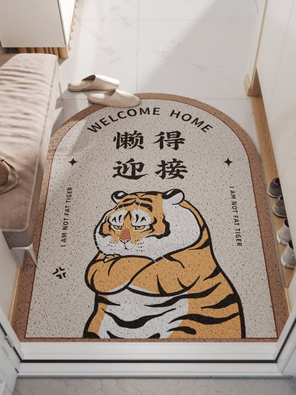 Cute Tigers PVC Entrance Door Mat