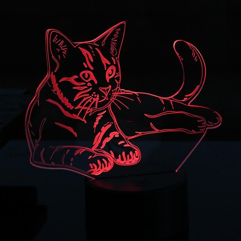 Cute kitten Cat LED Night light
