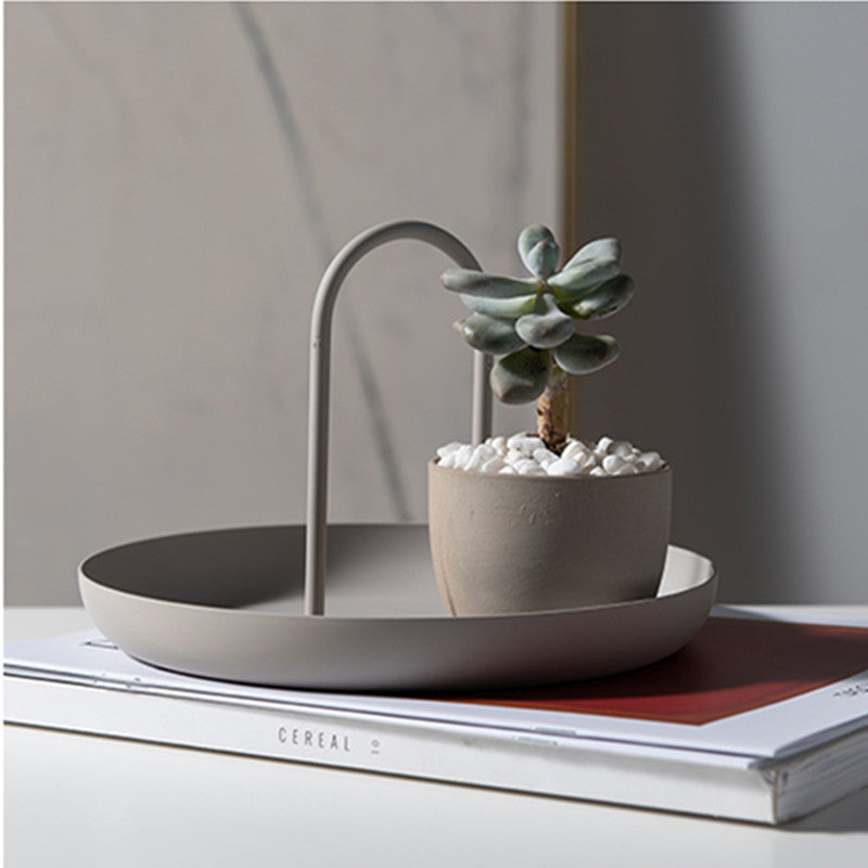 Round Jewelry Decor Tray