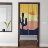 Deserts and Cacti Door Curtain