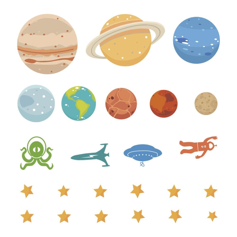 Solar System Wall Decals