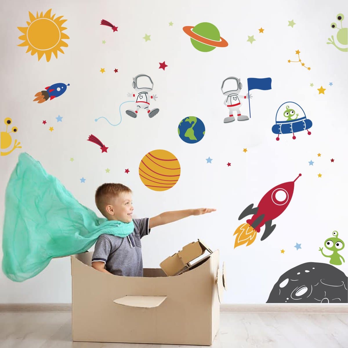 Outer Space Wall Decals