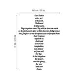 Lord's Prayer Wall Decals