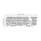 Lord's Prayer Wall Decals