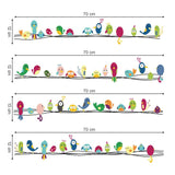 Colorful Birds Wall Decals