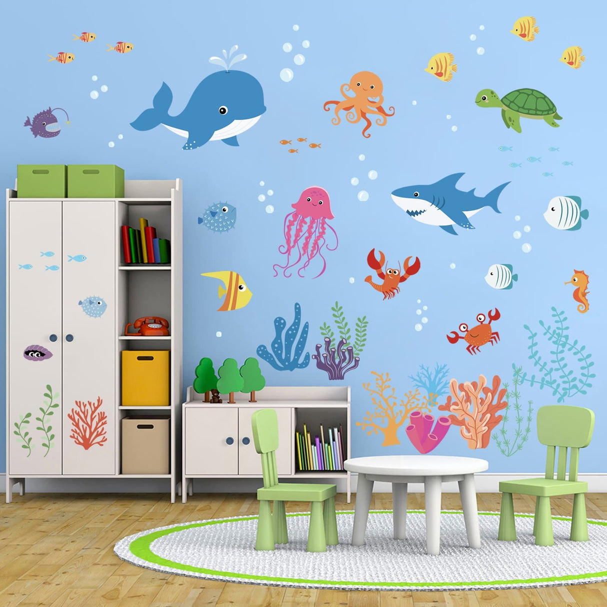 Sea Dolphin Fish Wall Decals