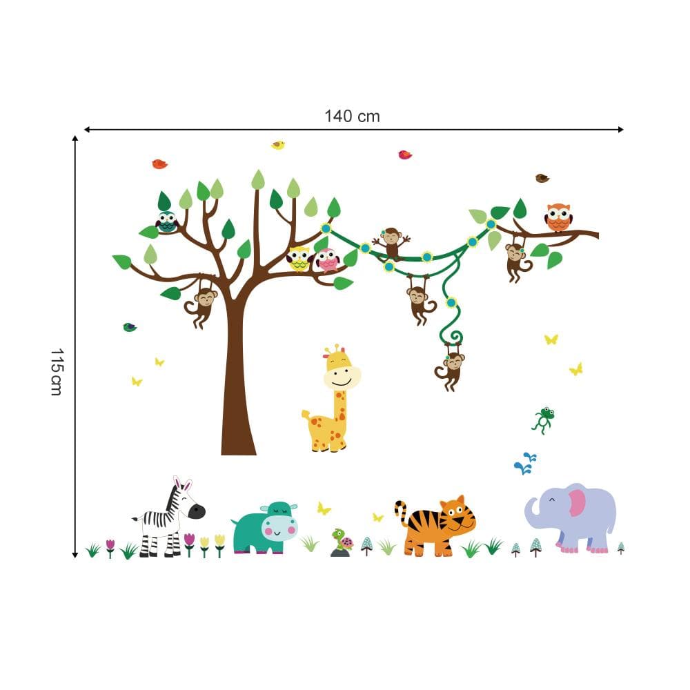 Animals Tree Wall Decals