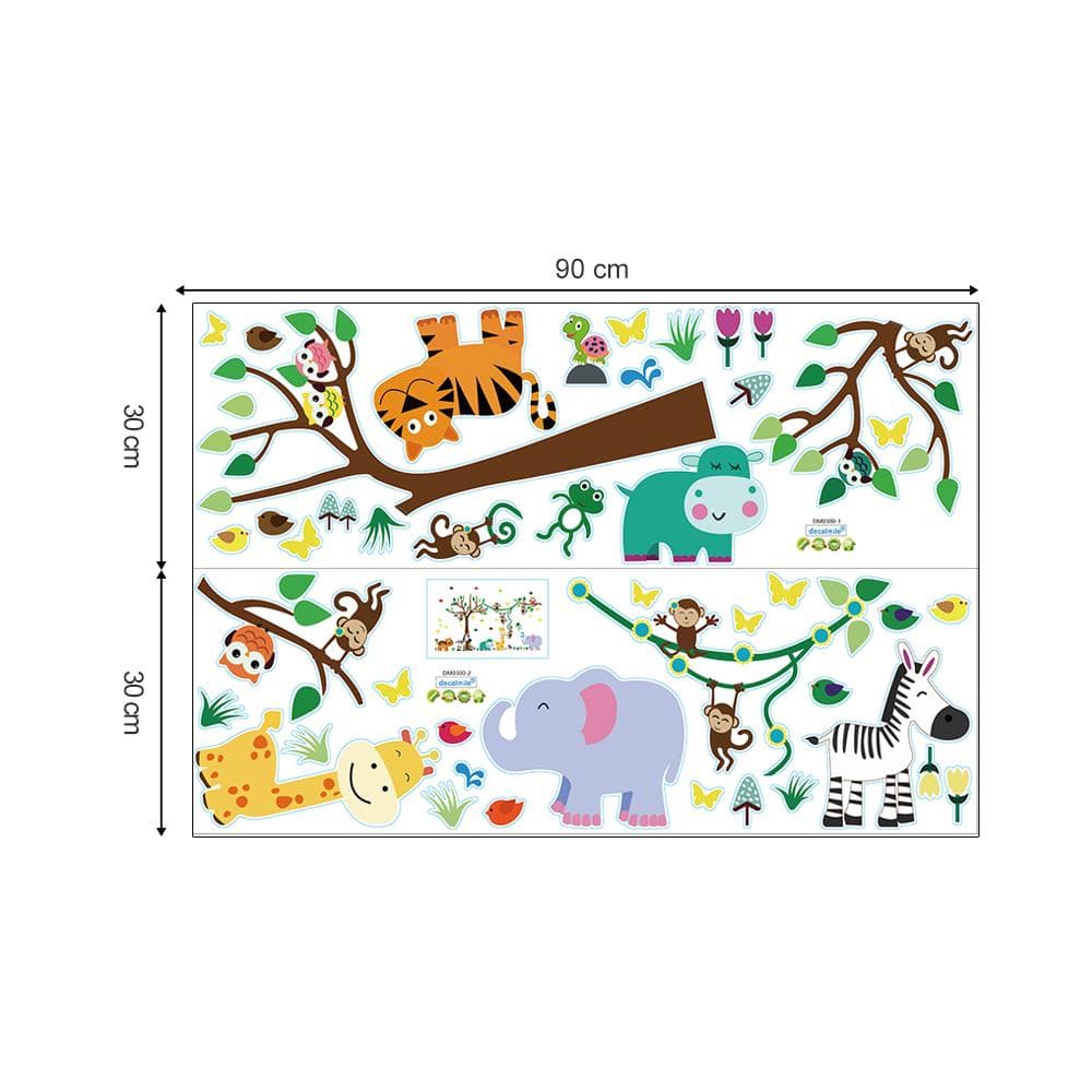 Animals Tree Wall Decals