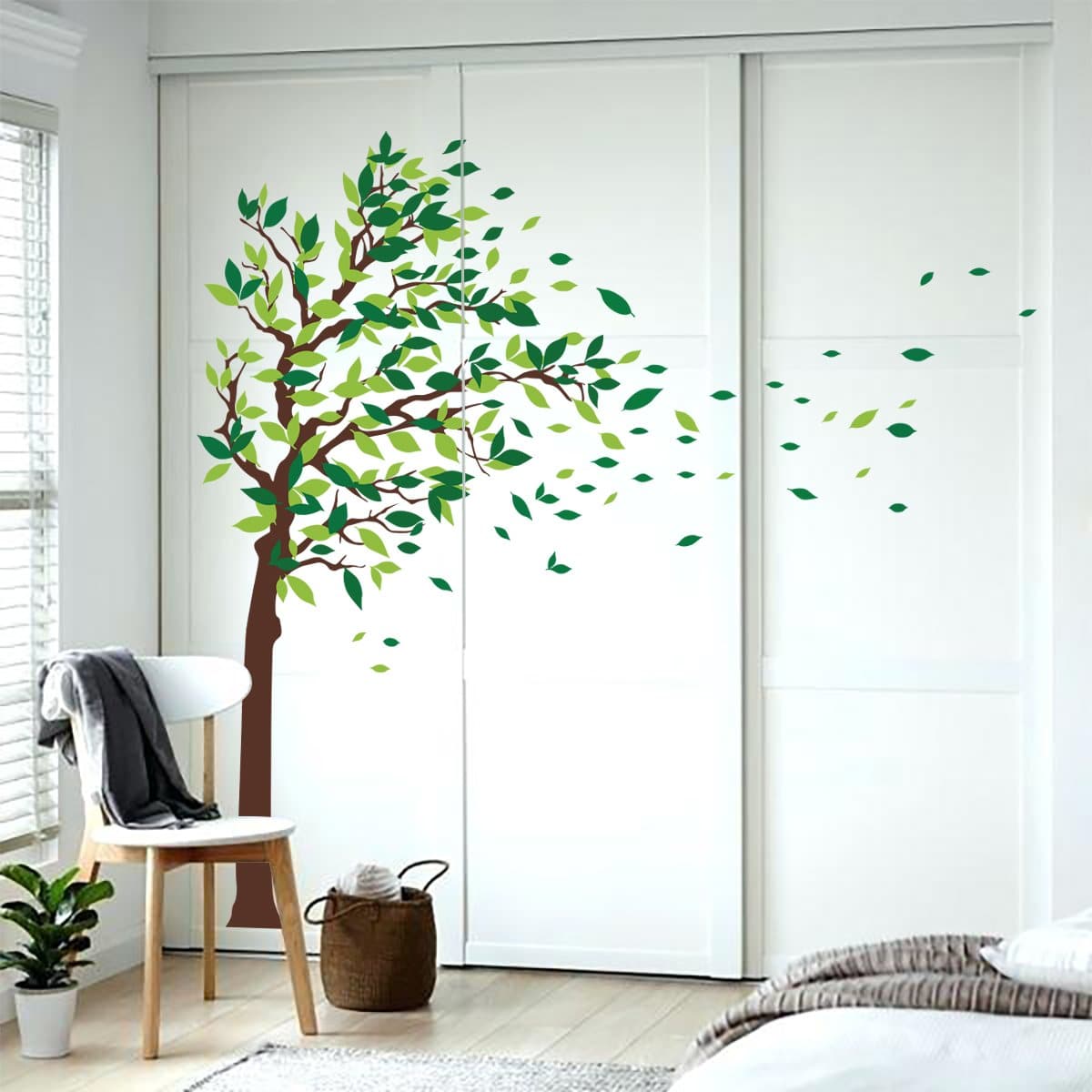 Green Tree Wall Decals