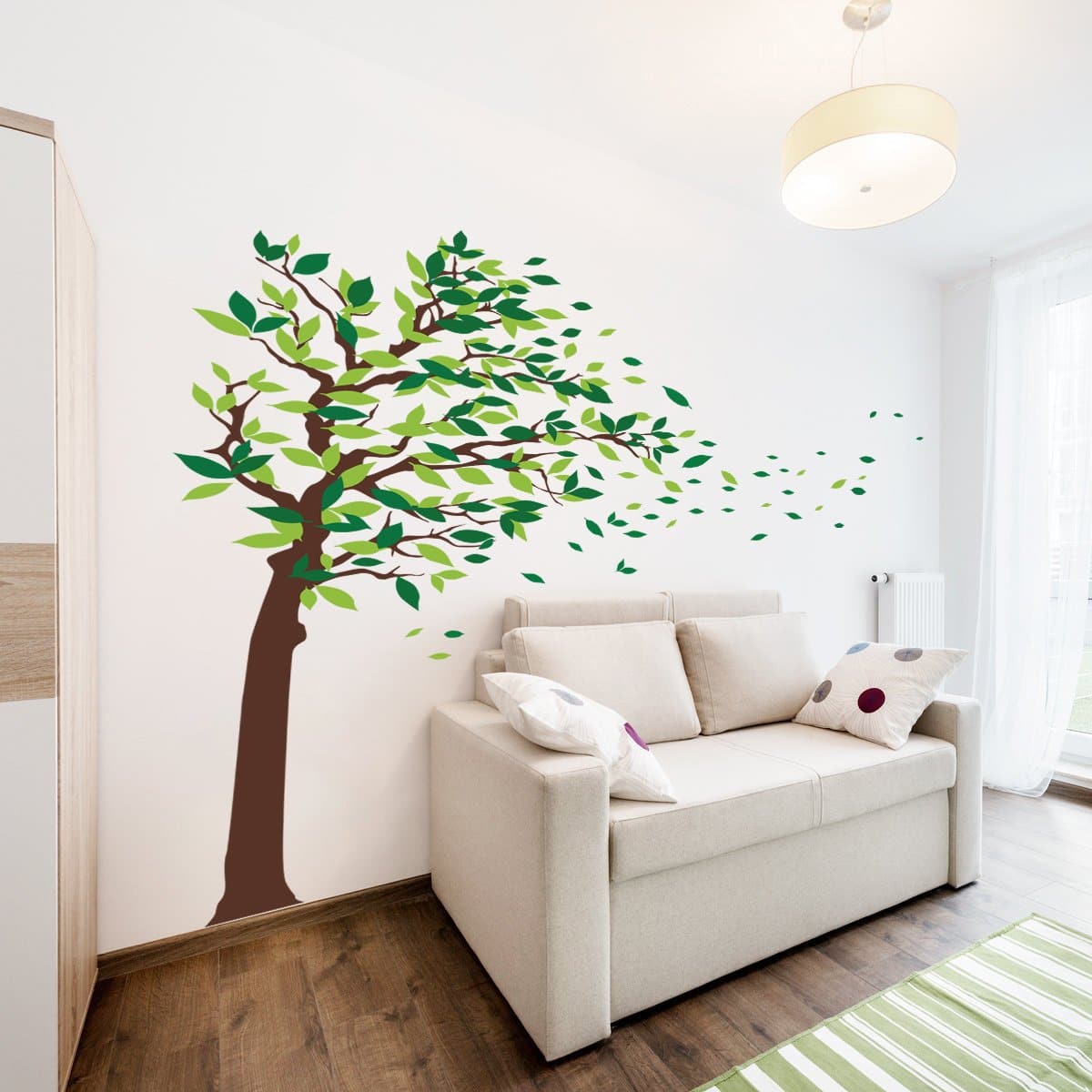 Green Tree Wall Decals